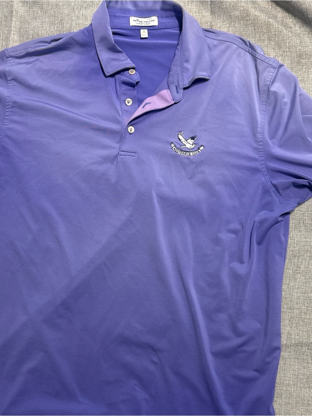 Peter Millar Lavender/Purple Performance Polo with Crest